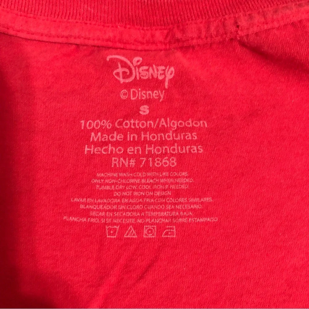 Disney mickey mouse tee size S , red color - Picture 6 of 6